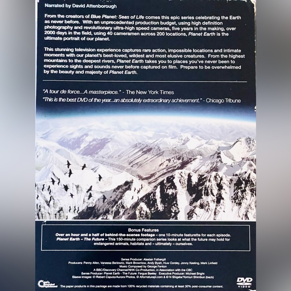 BBC 5 DVD Set | Planet Earth: The Complete BBC Series - Picture 3 of 16